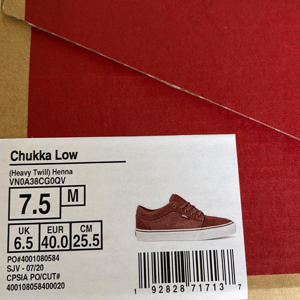 Vans Chukka Low Heavy Twill Henna WMNS - Picture 16 of 16
